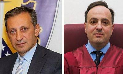 Bírókat és ügyészeket hallgattak le, Osman Mehmedagić Osmica, az OSA titkosszolgálat volt vezetője (baloldalt) és Ranko Debevec, a boszniai bíróság első embere (jobbról), Forrás: Dnevni Avaz