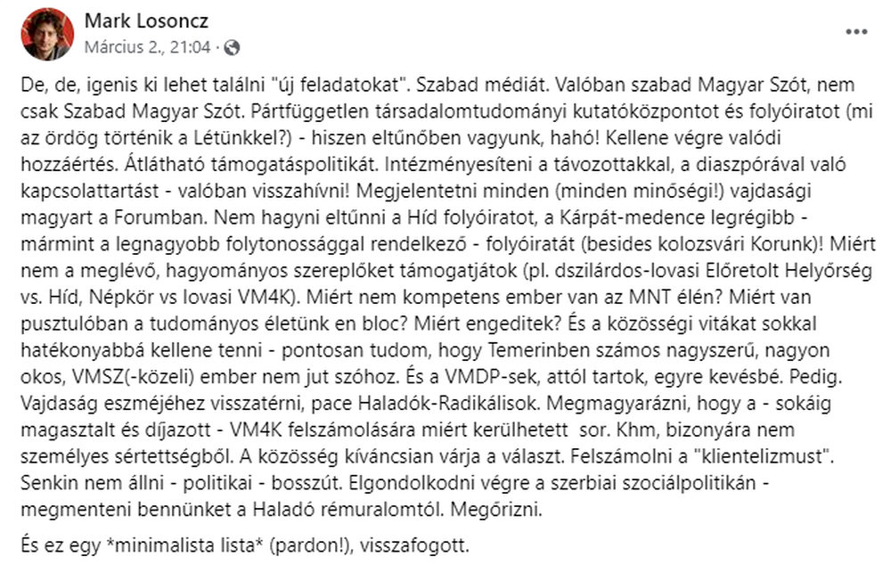 Pásztor és népe: tisztújítás volt, változás lesz-e? 6 Losoncz Márk