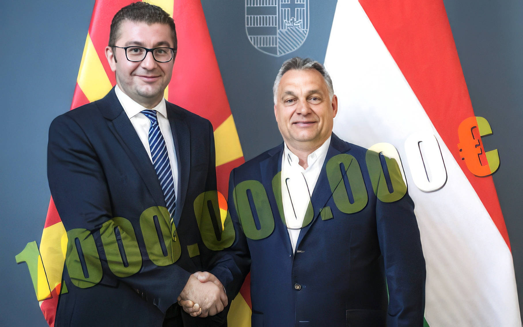 Egymilliárd eurós kézfogás, Mickoszki ilyen értékű pénzügyi csomagban állapodott meg Orbánnal a macedón Forum című hetilap szerint