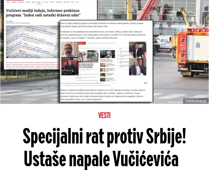 Usztasaveszélyt lát a szerb elnök kedvenc lapja, az Informer nyakra-főre usztasázik
