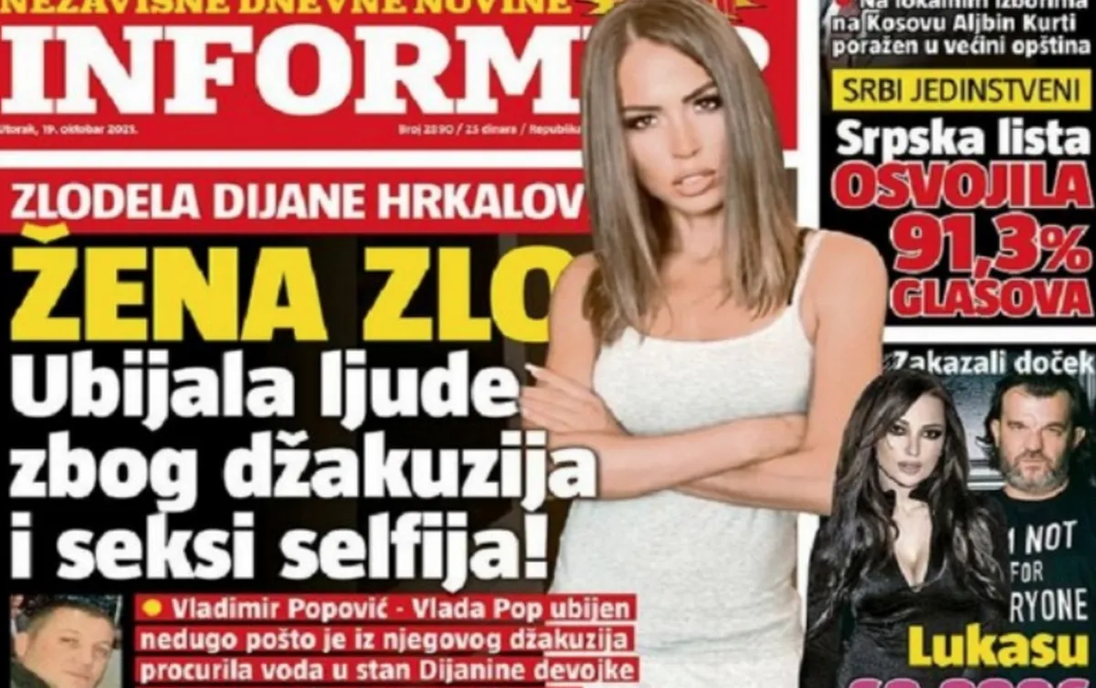 A szerb elnök kedvenc lapja, a (DEZ)Informer annakidején azt írta, hogy Hrkalović embereket ölt szexi szelfik és egy jakuzzi miatt 