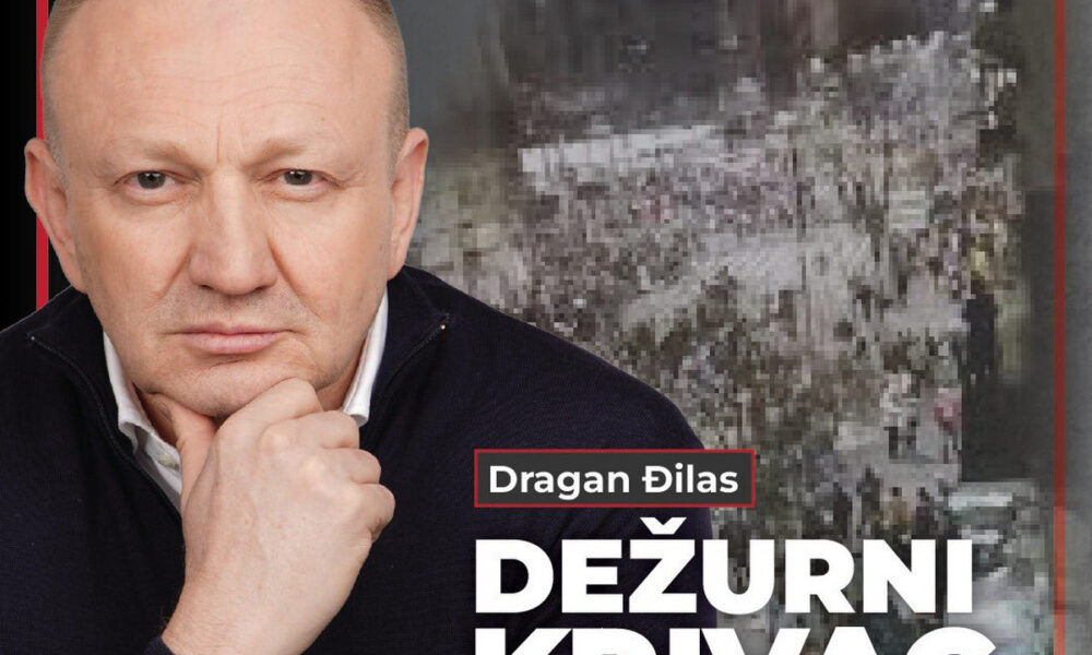 Ügyeletes vétkes (Dežurni krivac) - ezzel a címmel indított podcastet az interneten Dragan Đilas ellenzéki vezető