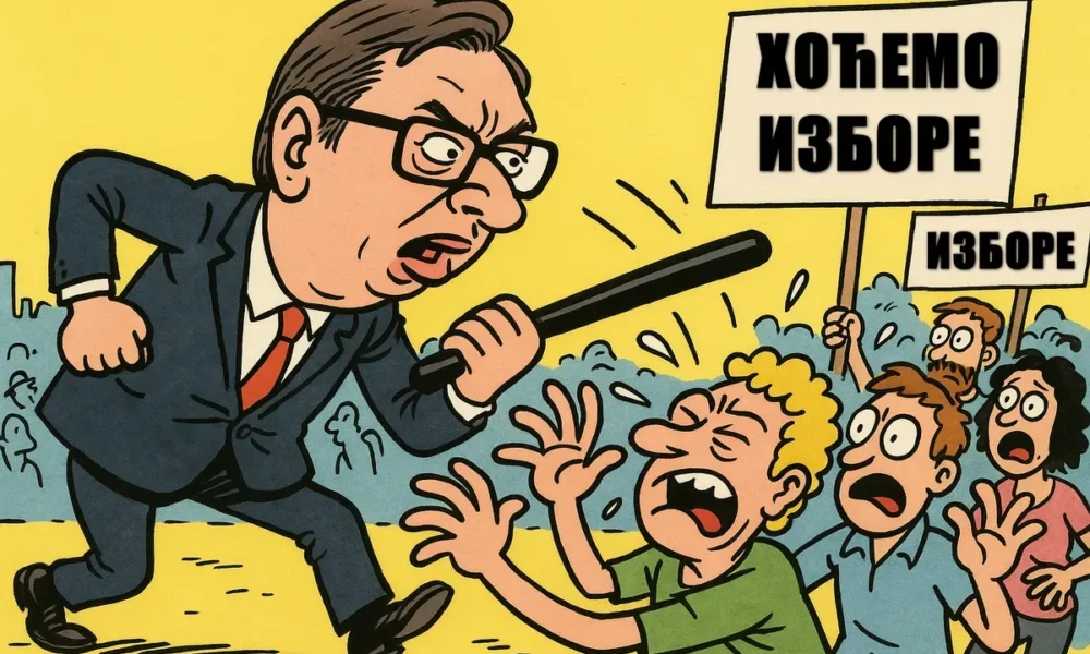 A szerb elnök arra készíti fel a közvéleményt, hogy erőszakkal lép fel a tüntetőkkel szemben