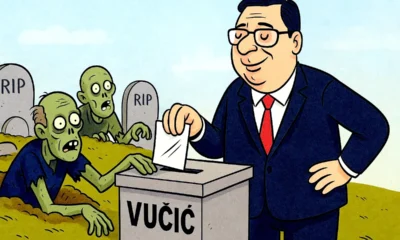 Zaječarban a holtak is Vučićra szavaztak - állítja a helyi ellenzék, amely a választások teljes megismétlését követeli
