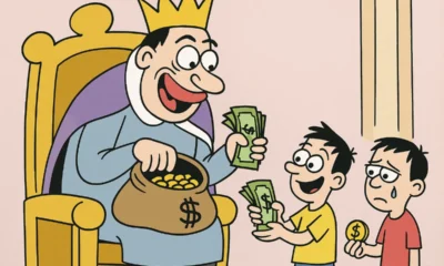 Így aztán egy idő múlva evidenciává válik, hogy ez a nagy ember nagyon nem egyformán szereti kedves gyermekeit