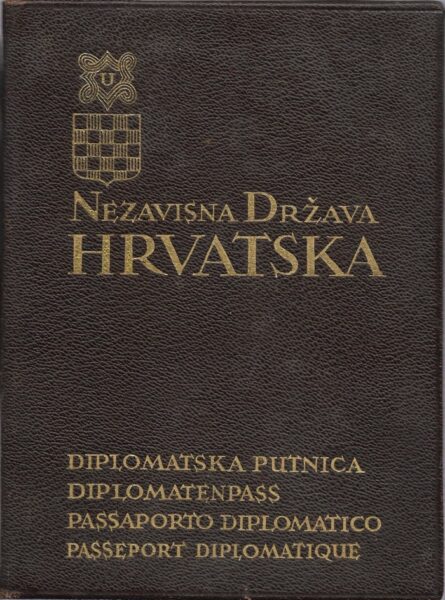 Horvát diplomácia és külpolitika: majd csak alakul ez is 2 Amire nem lehetenek büszkék: horvát diplomata útlevél 1941-ből