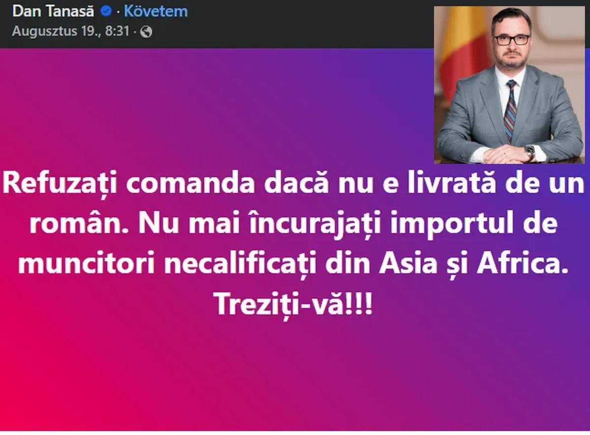 A botrányt kiváltó mondolat a Facebookon (Forrás: Facebook)