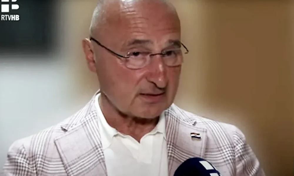 A horvát külügyminiszter a boszniai horvát televízióban "hőzöng" a daytoni egyezmény miatt, de lesz-e eredménye? (Forrás: Screenshot)
