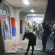 Feltehetően provokátorok verték szét a Szerb Haladó Párt újvidéki székhelyét