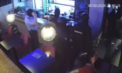 Razzia az egyik Banja Luka-i vendéglőben (Forrás: Screenshot)