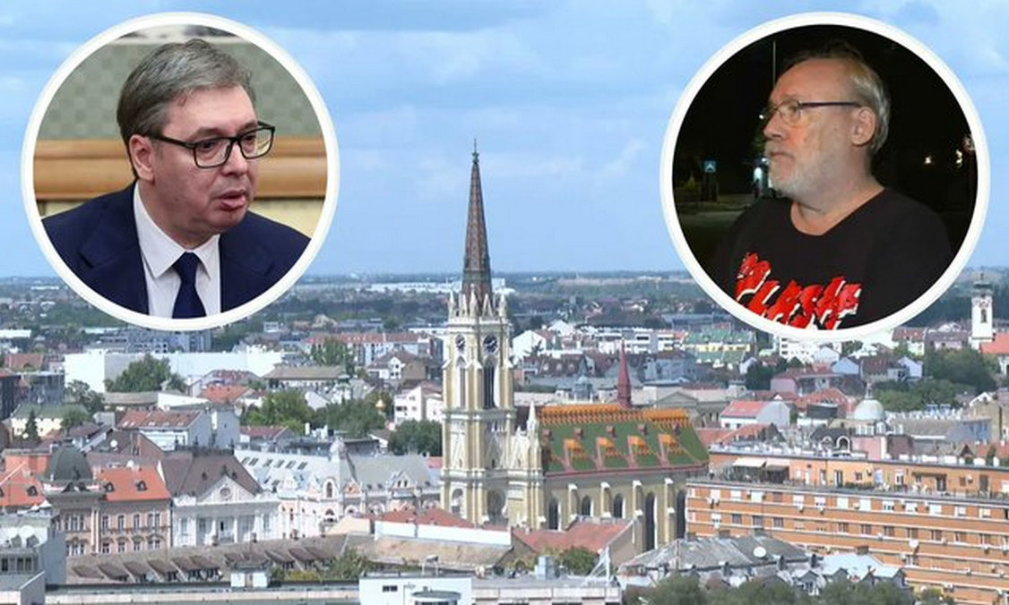 A szerb elnök Kínából is üzent Újvidéknek, de odamenni nem mer 4 Duško Radosavljević egyetemi tanár és politikai elemző szerint a szerb elnök gyűlöli Újvidéket (Forrás: N1)