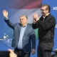 A Vreme ezzel a képpel illusztrálta a cikkét, a két vezetőt a demokrácia gyilkosainak nevezte