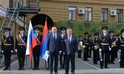 A rezes bandát is felsorakoztatták a boszniai szerb vendégek tiszteletére (Forrás: Srna)