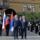 A rezes bandát is felsorakoztatták a boszniai szerb vendégek tiszteletére (Forrás: Srna)