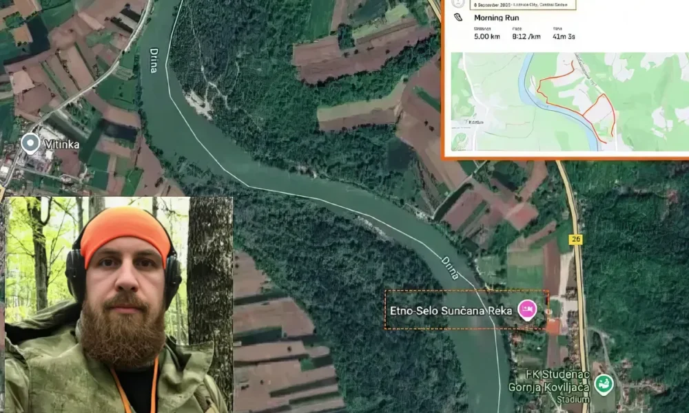 Szergej Alekszandrovics Andreenkov azzal gyanúsítják, hogy a szerbiai félkatonai táborokban oktatóként dolgozott. A „Strava” alkalmazásban ugyanis használták az e-mail címével regisztrált fiókot Loznica közelében, vagy ő, vagy valaki más. Ezt a másik tábor, vagyis a Szabad Európa állítja