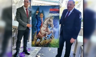 A "művész" és modellje, és a fehér paripa