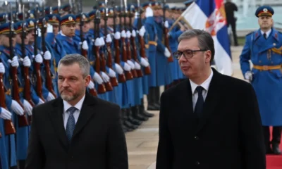 A különösen fontos személyeknek kijáró katonai díszőrséggel súlyosbított elnöki találkozó Belgrádban, nem mindenki kapja ezt meg (Forrás: szerb elnöki Instagram)