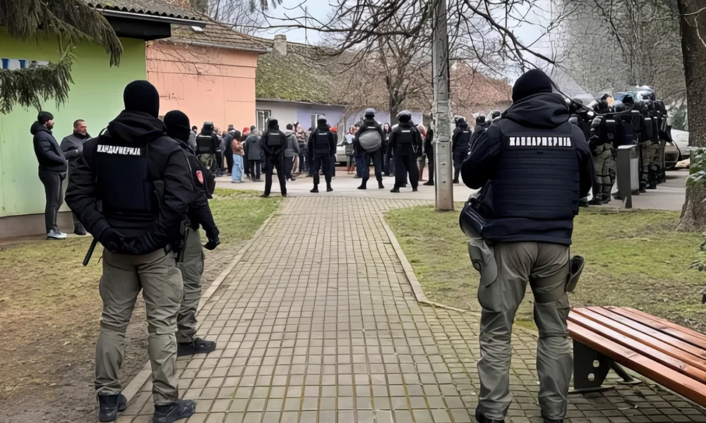A vajdasági Petrőcön a szerb csendőrök biztosították, hogy a "rossz szlovákok" ne férjenek hozzá a szlovák elnökhöz