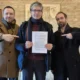 Fiala-Butora János nemzetközi jogász, Orosz Örs aktivista, a Magyar Szövetség politikusa és Stubendek Attila mérnök petíciót indított és önfeljelentést tett a Benes-dekrétumokat védelmező törvény miatt