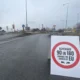 Kamionstop a schengeni határokon, például a kelebiaji átkelőnél Tompával szemben