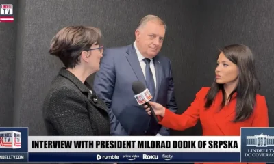 Az én népem tiszteli az Egyesült Államokat, és isteníti Trump elnököt. Nagyon örül annak, hogy most itt vagyok – mondta a boszniai szerbek vezetője a Lindell TV-nek. Az interjúban arról is beszélt, miként rekvirálta a MAGA-sapkát