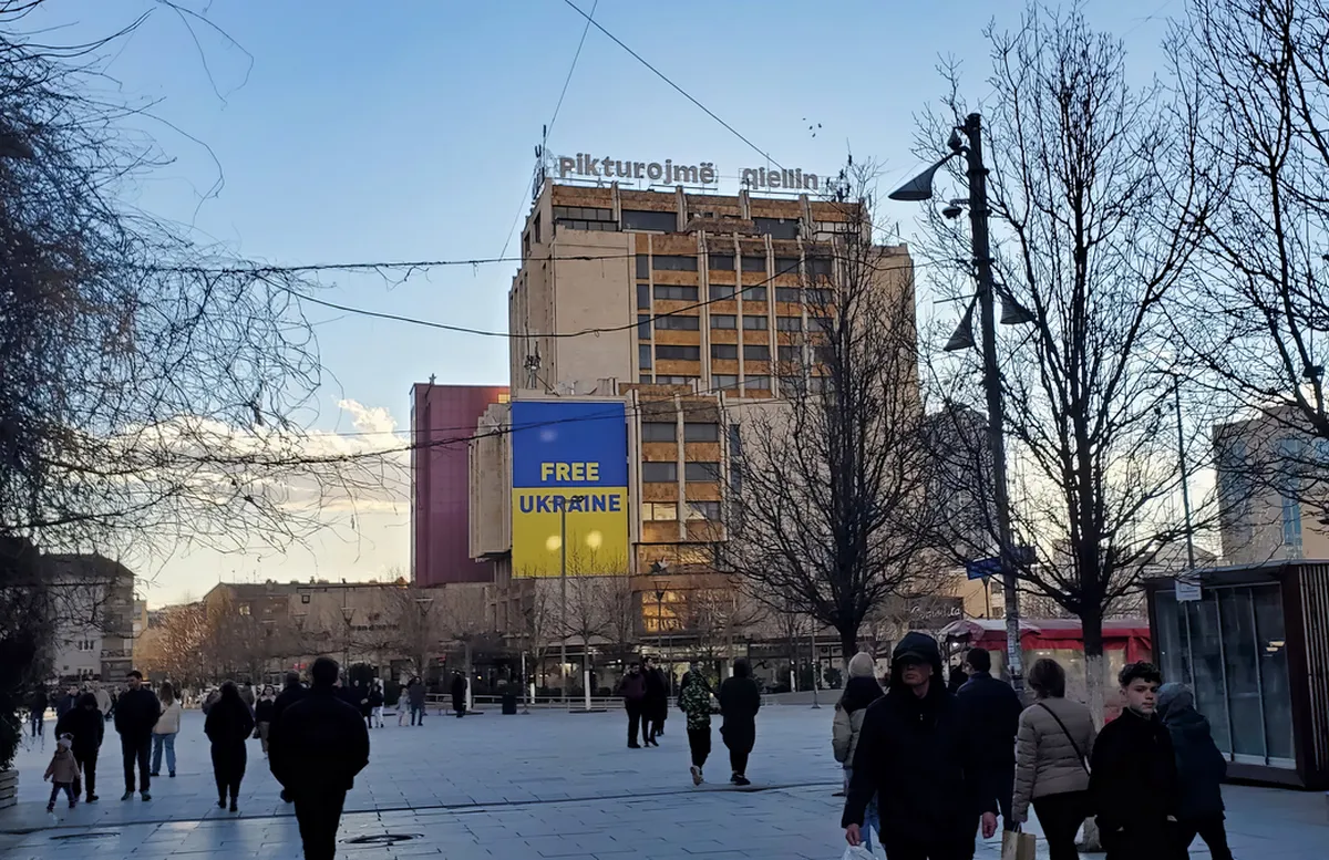A szebb időket is látott pristinai Nagyszálló (Grand Hotel) 