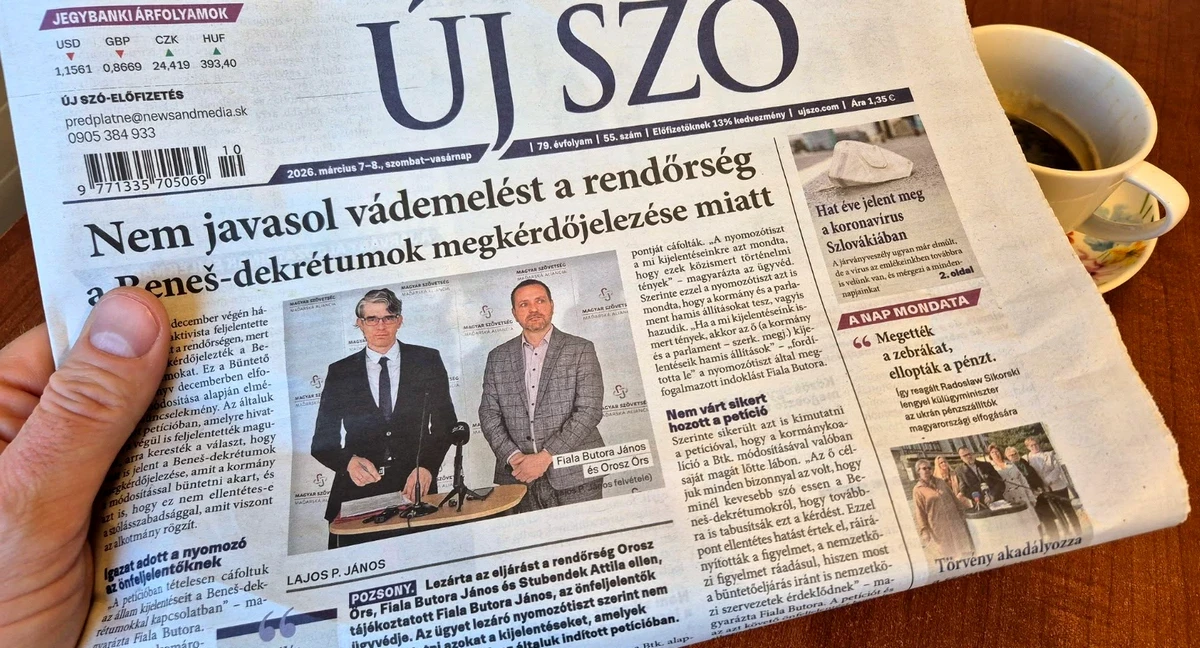 Beneš-dekrétumok: Visszafelé sült el a „csendtörvény” 3 Reggeli kávé és az Új Szó
