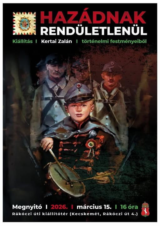 A kiállítás plakátja