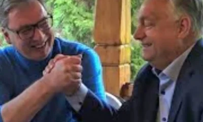 Aleksandar Vučić egy kimondottan rossz minőségű képpel hálálkodott a magyar miniszterelnöknek, de már arra sem vette a fáradságot, hogy egy jobb minőségű képet találjon, vagy hogy feljavítsa ezt a fotót, ami a mai világban csak egy-két tattintás