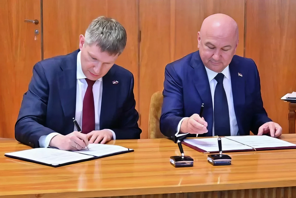 Ötéves terv: Belgrád és Moszkva új gazdasági korszakba lép 4 Az aláírás pillanata (Forrás: Szputnyik)