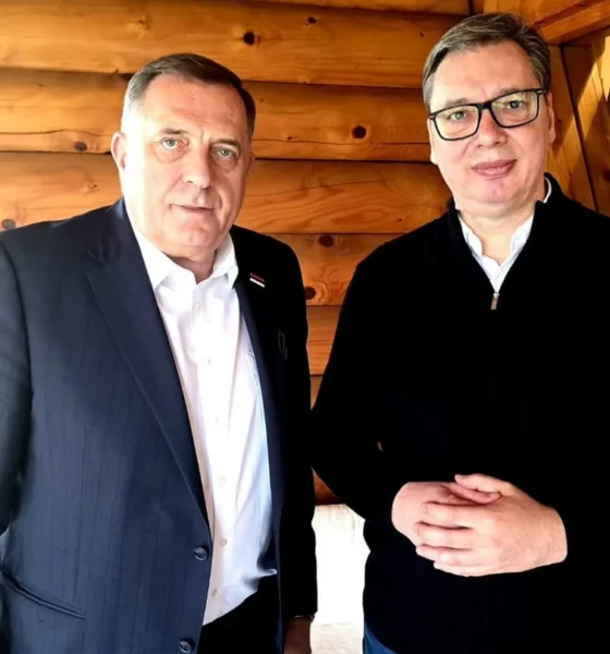 „Tartalmas beszélgetés” Belgrádban: Vučić és Dodik mindenben egyetértett a szerb nép sorsát illetően