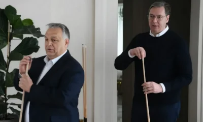 Orbán és Vučić egyforma módszerekkel próbálja megmenteni csökkenő népszerűségét - írja a szerbiai ellenzéki Nova. Viszont az szembetűnő, hogy nem álltak bele az ukrajnázásba