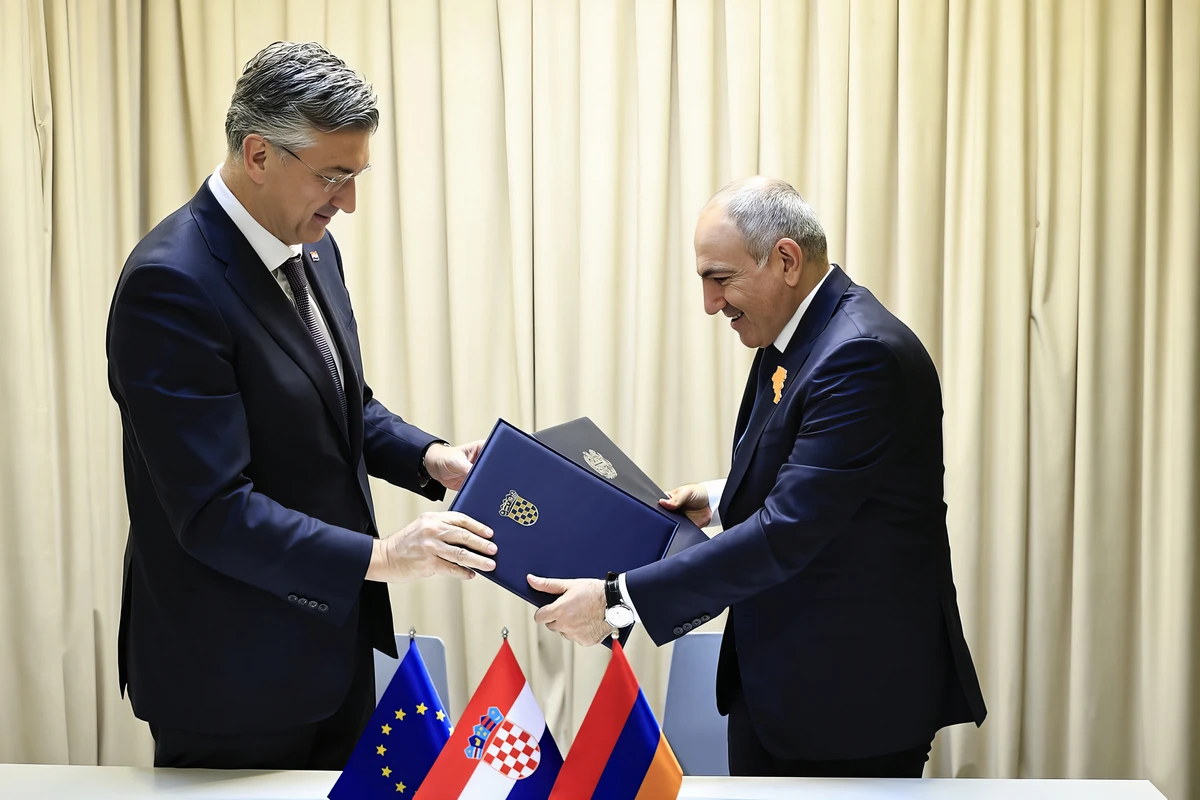 A horvát miniszterelnök és az örmény elnök egy nyilatkozatot írt alá a stratégiai párbeszédről, amelynek célja a jó kapcsolataink erősítése, különös tekintettel a gazdasági együttműködésre
