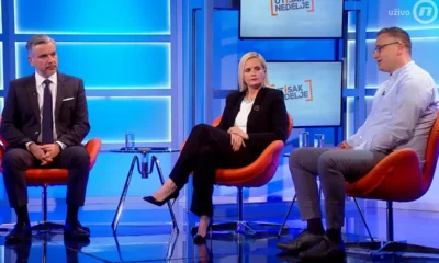 Vladimir Obradović, a Belgrádi Egyetem Szervezéstudományi Karának professzora, Sanja Fric, a Belgrádi Egyetem Építőmérnöki Karának docense, valamint Ognjen Radonjić, a Filozófiai Kar professzora volt a Nova TV hétvégi beszélgetős műsorának a vendége