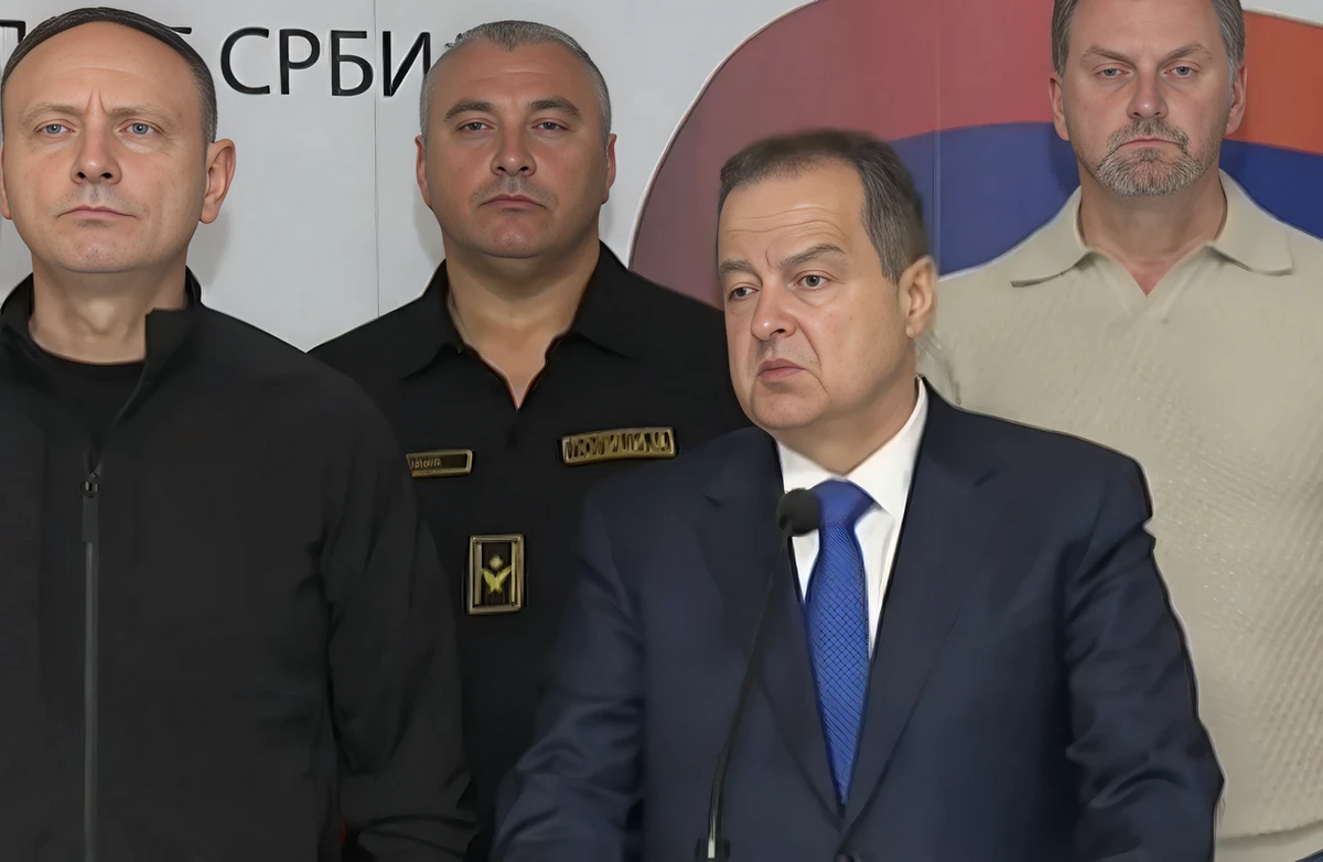 A beszédek után megrendezett incidensek is voltak 4 A szerb belügyminiszter megtartotta ilyenkor szokásos sajtóértekezletét
