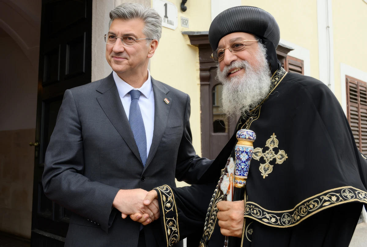 Horvátországban a kopt pápa, és a Hormuzi-szoros megkerülése 2 Megerősítettük Horvátország és Egyiptom baráti és partnerségi kapcsolatait, valamint a vallásközi párbeszéd, az ökumenizmus és a vallásszabadság előmozdítása iránti közös elkötelezettséget - írta a horvát miniszterelnök az X platformon (Forrás: X platform, Andrej Plenković)