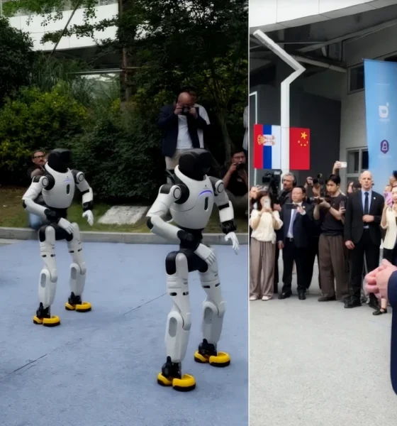 A szerb elnök beleszeretett a táncoló robotokba, neki is kell ilyen!