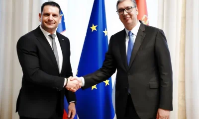 KÉT NAPIG VÁRT RÁ: Megvárta minden szerbek elnökét a szlovén parlamenti elnökét, ki tudja, hogy miről tárgyaltak, biztos nem arról, amiről a sablonszöveg szólt
