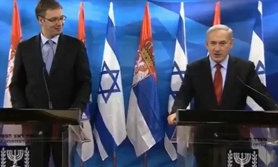 A szerb elnök úszott a boldogságban, amikor legutóbb találkozott az izraeli miniszterelnökkel, hasonló arcot akkor vágott, amikor a kínai elnököt fogadta Belgrádban