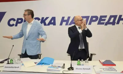 A látszat csal, nem fordítottak egymásnak hátat, két volt kormányfő (Forrás: Vreme)