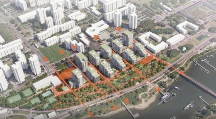 Újvidék is az építési maffia áldozatává válik? 7 Így néz ki majd a hivatalos tervek szerint az Újvidék a vízen projekt (Forrás: 192.rs)