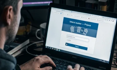 Bejelentkezés egy belső állami rendszerbe, a kép illusztráció (Forrás: Index.hr)