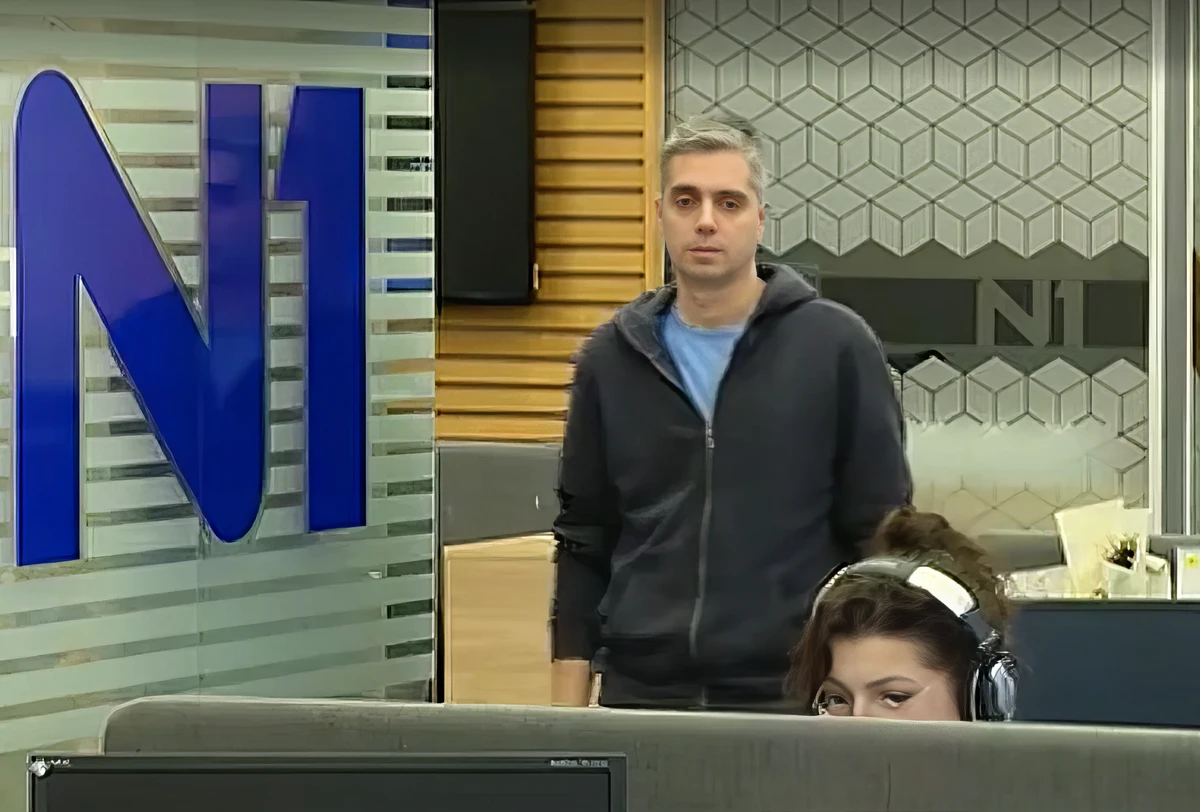 Miniszteri recept a szerb hírekhez: útmutató az új gazdának 2 Az N1 szerkesztőségének egy része (Forrás: Sreenshot)