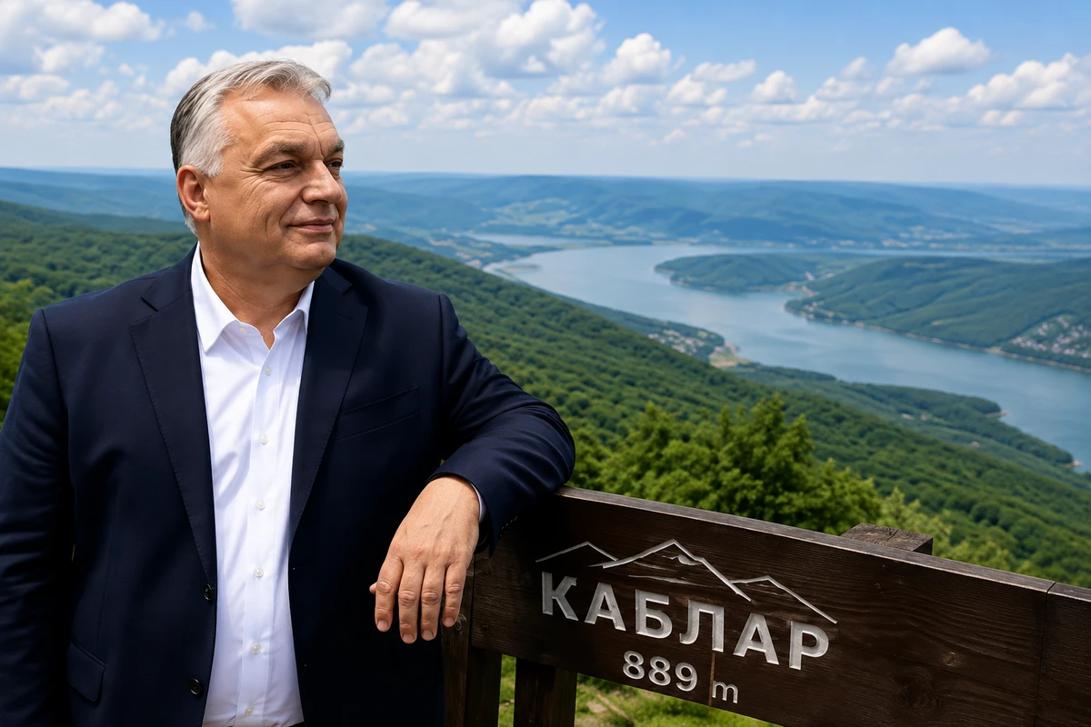 Első eljegyzés az első szerb skywalkon, Orbán is járt arra 3 A volt miniszterelnök 889 méterre a tengerszint felett