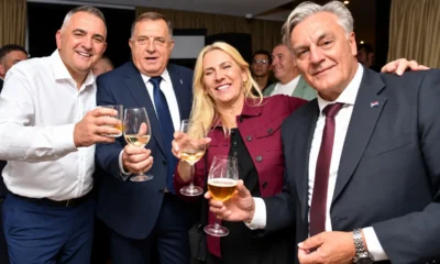 Boszniai választások 2026: Erre inni kell, Dodikék a szokásos módon ünnepelték meg a Független Szociáldemokraták Szövetségének győzelmét