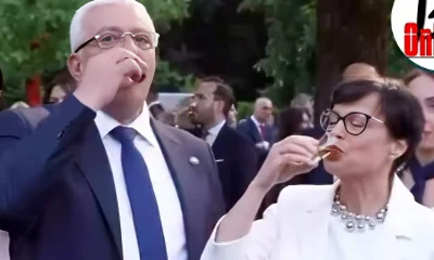 Montenegró EU-csatlakozását 2028-ra várja Brüsszel, de vajon júliusban előre ittak a medve bőrére? A felvétel állítólag Cetinjében készült, bár sokan nem hisznek a hitelességében, mert ilyen fordulatot aligha tenne a montenegrói szerb Saulus/Paulus